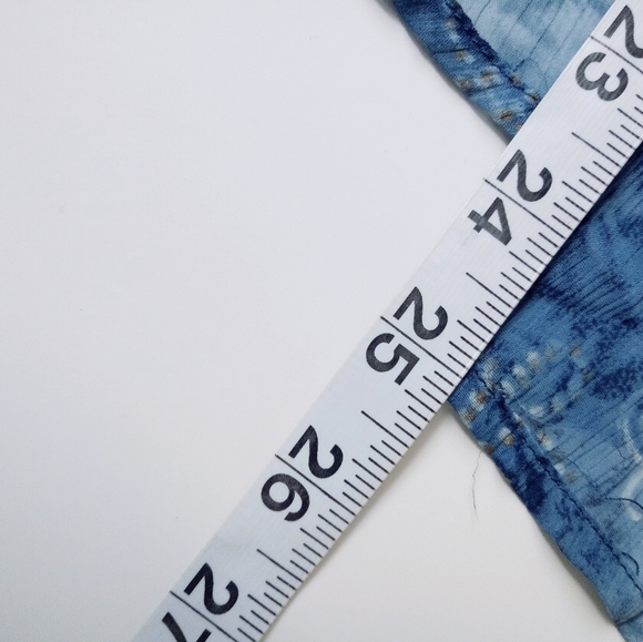 Studio I blue blouse top - Picture 5 of 5